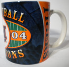 Vintage 2004 Auburn Tigers Sec Champions Football Ceramic Coffee Mug Cup Y2k