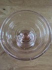 Vintage Pink Glass Fairy Lamp Candle Light Pedestal Bottom Base Replacement