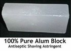 4 X 2 5 Oz Alum Block Natural After Shave Shaving Antiseptic Stone Astringent 
