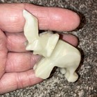Beautiful Vintage Onyx-marble Elephant Figurine Natural Stone Good Luck 2   