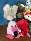 Swibco Puffkins Lot Of 13 Plush Beanie - Many With Tags