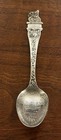 Vintage Sterling Santa Merry Christmas Souvenir Spoon Xmas Chimney Fire Place