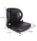 With Adjustable Backrest New Forklift Seat With Seatbelt