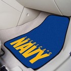 United States Navy Military Front Floor Mats  Carpet Car Set  18x27 Inch  Nylon 