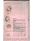 Vintage Vogue 9327 Sally Victor Hat Sewing Pattern Draped Brim Head Size 22