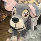 Disney Store Lady And The Tramp Bean Bag Plush Lady Tramp  Trusty Jock 8    Set 4