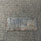Vintage 1942 Georgia License Plate E73814 Ga Tag 