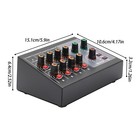 Modern 8-channel Mono Stereo Audio Mixer Home Karaoke Sound Mixing Amplifier