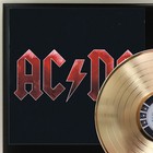 Acdc - Black Ice Gold Lp Record Plaque Display