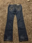 Rock Revival Breeda Womens Bootcut Jeans Dark Wash Embellished 31