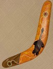 Wijikura Boomerang Authentic Made In Australia Hand Painted Artisan Signed - 18   