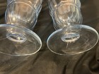 Indiana Glass Blue Soda Fountain X 2 Milkshake Parfait Tumbler Sundae Vintage