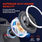 Karaoke Machine  Portable Bluetooth Speaker With Wireless Microphone For Adults 