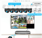 4k Pt Poe Outdoor Wired Security Camera System Home Wired Cameras Video Surveill