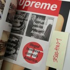 Supreme Book Vol 1 2005 Magazine Look Book W  Box Logo Stickers Japan Rare