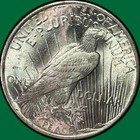 1923 Peace Dollar Brilliant Uncirculated Bu Coin  42023