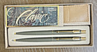 Parker Lady Classic Set Sage Green Ballpoint Pen   Pencil   Case New In Box