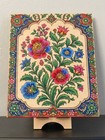 Diy Wood Painting Kit Adult Floral Art Craft Set Paint Pot Brush Easel Gift