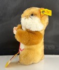 Vintage Steiff Goldy Hamster Plush Stuffed Animal Button In Ear W  Tags  Germany