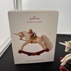2019 Hallmark Keepsake Ornament    a Pony For Christmas     22 Unicorn New 