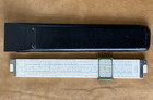 Eugene Dietzgen Co  Microglide Slide Rule 1734 W  Case  smooth Sliding Action 