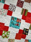 Santa s Christmas Village Quilt  New