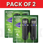 2x Nicorette Quickmist Duo  2 X 150 Sprays Free Shipping