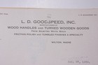 1930 Lamson Goodnow L D Goodspeed Inc Wilton Me Ephemera L419k