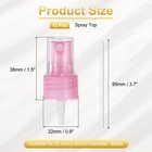12 Pcs Pink Spray Bottle Top  20 410 Fine Mist Sprayer Stripe Plastic Top