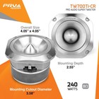 2x Prv Audio Tw700ti-cr Bullet 4    Pro Tweeter 8 Ohm Titanium Car Audio 480w