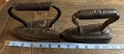 Antique Flat Cast Iron Sad Iron Flat Iron Primitive Press Farmhouse Vtg Decor