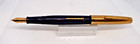 Eversharp Vintage Gold Cap Blue Ventura Fountain Pen-restored-fine Point