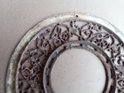 Vintage Antique Cast Iron Ornate Stove Pipe Collar Chimney Flue Cover Primitive