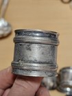 Antique Silver-plated Napkin Rings Set Of 6