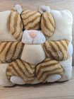 Vintage 10-inch 1998 Cat Kitty Pillow Orange And Brown Animal Throw Clean 