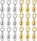 Strong Magnetic Necklace Clasps And Closures gold And Silver Plated Jewelry