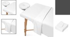 3-piece Microfiber Massage Table Sheet Set - Ultimate Client Comfort In White