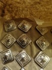 Matching Set Of 6 British Army Black Watch Scottish Regiment Piper s Buttons New