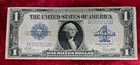 1923 Us  1 Silver Certificate Horse Blanket Bill Large Blue Seal Note