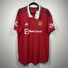 New Ronaldo Manchester United 2022 23 Home Authentic Soccer Jersey Adidas H13889