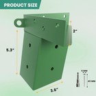 Deer Stand Brackets 4 x 4   Elevator Brackets 4pcs  Green Deer Blind Brackets  F