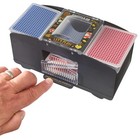 Cool Chimpanzee Automatic 2-deck Card Shuffler  Home Poker One Size  Black
