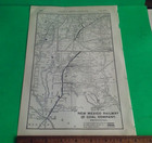 Rare 1903 Railroad Map Of The New Mexico Railway And Coal Company Properties