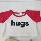 Build A Bear Outfit Accessories Teddy Hugs White Red T Shirt Tan Cargo Shorts