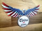 Coors Banquet American Eagle Metal Sign Man Cave  Official Beer Of Rodeo 15 5x10