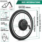 Voilamart 26  Ebike Front Motor Wheel Conversion Kit 48v 1000w Lcd 13ah Battery