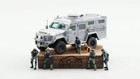 Mini Visual Art 1 64 Bearcat G3 Panda Armored Vehicle With Figure Car Model