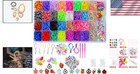 2500  Rubber Band Bracelet Loom Kit - Perfect Birthday Gift For Kids Ages 3 