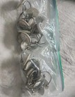 Decorative Shower Curtain Hooks Set  White French Country Fleur
