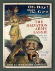 Original 1918 Wwi Salvation Army Poster     Doughnut Lassie     George M Richards